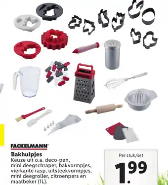 Lidl FACKELMANN Bakhulpjes aanbieding