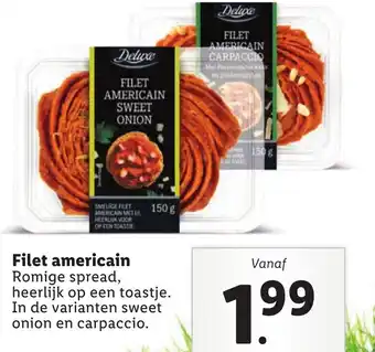 Lidl Filet americain aanbieding