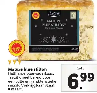 Lidl Mature blue stilton 454 g aanbieding