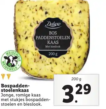 Lidl Bospaddenstoelenkaas 200 g aanbieding