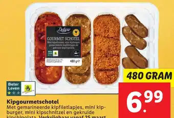 Lidl Kipgourmetschotel 480 gram aanbieding