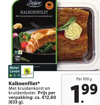 Lidl Kalkoenfilet per 100 g aanbieding