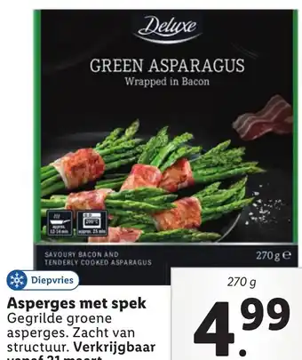 Lidl Asperges met spek 270 g aanbieding