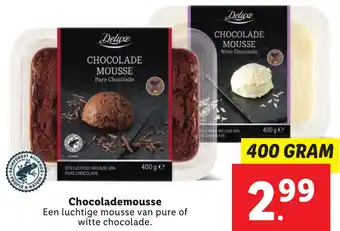 Lidl Chocolademousse 400 gram aanbieding