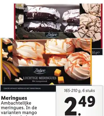 Lidl Meringues 165-210 g, 6 stuks aanbieding