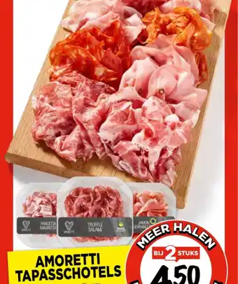 Vomar Voordeelmarkt AMORETTI TAPASSCHOTELS aanbieding