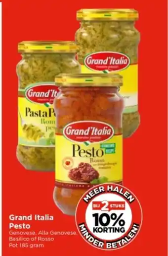 Vomar Voordeelmarkt Grand Italia Pesto aanbieding
