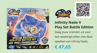 Tom Infinity Nado V Play Set Battle Edition aanbieding