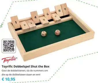 Tom Toyrific Dobbelspel Shut the Box aanbieding