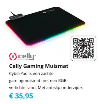 Tom Celly Gaming Muismat aanbieding