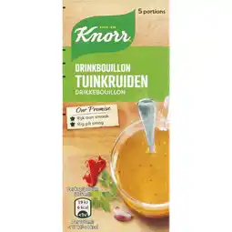 Albert Heijn Knorr Drinkbouillon tuinkruiden aanbieding