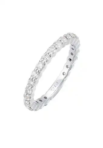 Douglas Elli Dames Band Memoire Fonkelend met Zirkonia Kristallen in 925 Sterling Zilver Zilver aanbieding