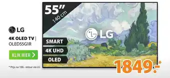 Expert LG 4K OLED TV | OLED55G1R aanbieding