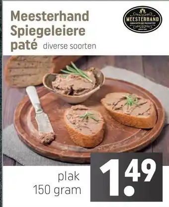 Dagwinkel Meesterhand spiegeleiere paté  150 gram aanbieding