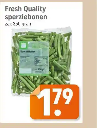 Dagwinkel Fresh quality sperziebonen  350 gram aanbieding