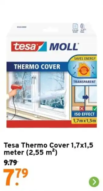 GAMMA Tesa Thermo Cover 1,7x1,5 meter 2,55 m² aanbieding