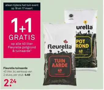 Karwei Fleurella tuinaarde 40 liter aanbieding