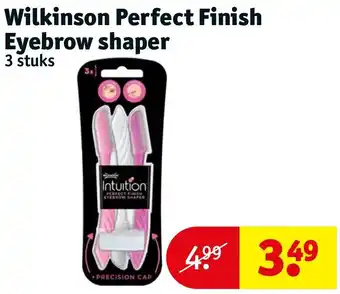 Kruidvat Wilkinson Perfect Finish Eyebrow shaper aanbieding