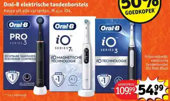 Kruidvat Oral-B elektrische tandenborstels aanbieding