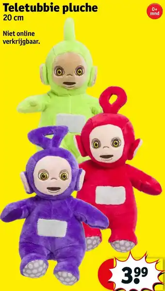 Kruidvat Teletubbie pluche 20 cm aanbieding