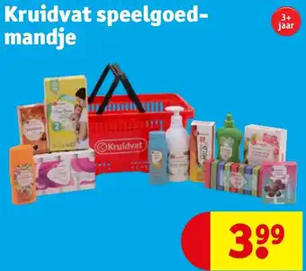 Kruidvat Speelgoed Mandje aanbieding