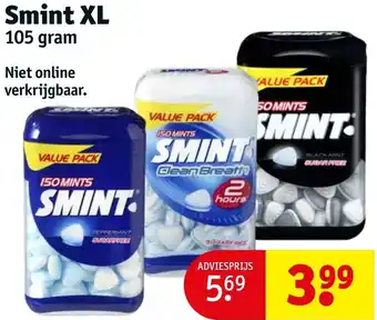 Kruidvat Smint XL 105 gram aanbieding