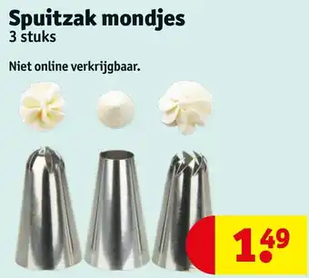 Kruidvat Spuitzak mondjes 3 stuks aanbieding