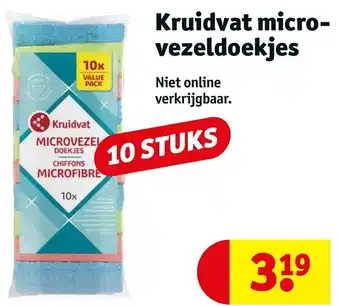 Kruidvat Microvezeldoekjes 10 stuks aanbieding