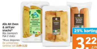 Albert Heijn Alle Oven & airfryer snacks aanbieding