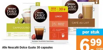 Albert Heijn Alle Nescafé Dolce Gusto 30 capsules aanbieding