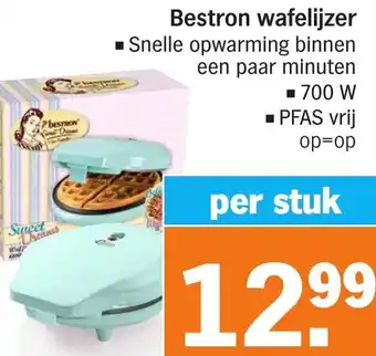 Albert Heijn Bestron wafelijzer aanbieding