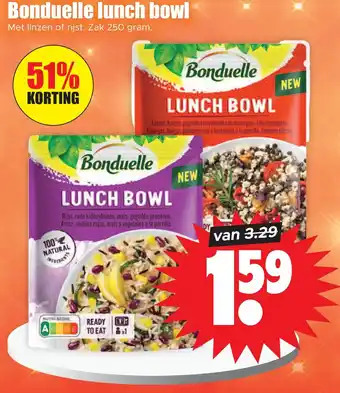 Dirk Bonduelle lunch bowl 250g aanbieding