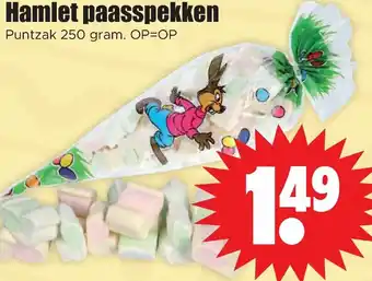 Dirk Hamlet paasspekken 250g aanbieding