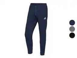Lidl adidas Heren jogging broek met logo en ribboorden aanbieding