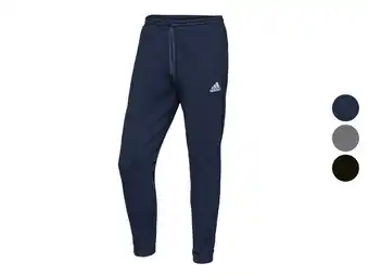 Lidl adidas Heren jogging broek met logo en ribboorden aanbieding