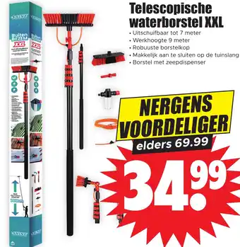 Dirk Telescopische waterborstel XXL aanbieding