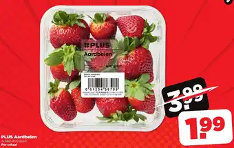 PLUS Aardbeien  400g aanbieding