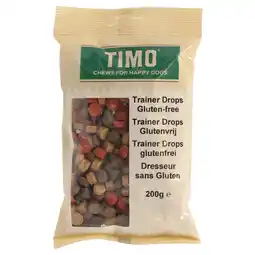 Pets Place Timo Trainer Drops - Glutenvrij - Hondensnacks - 200 g aanbieding