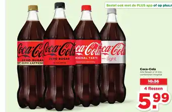 PLUS Coca-Cola 1.5 liter aanbieding