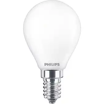 Conrad Philips Lighting 76341100 LED-lamp Energielabel E (A - G) E14 Kogel 2.2 W = 25 W Warmwit (Ø x l) 4.5 cm x 8.2 cm 1 stuk(s) aanbieding