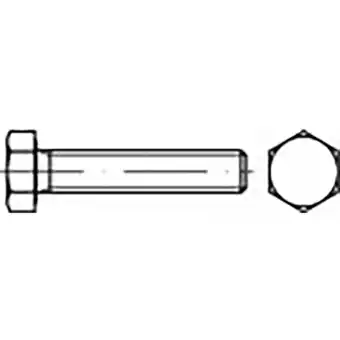 Conrad TOOLCRAFT TO-6859248 Zeskantbouten M6 30 mm Buitenzeskant DIN 933 Staal Gelamelleerd verzinkt 500 stuk(s) aanbieding