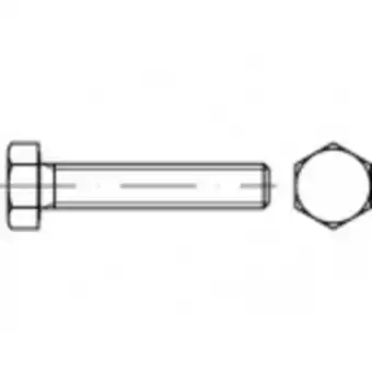 Conrad TOOLCRAFT TO-5407005 Zeskantbouten M12 25 mm Buitenzeskant ISO 4017 100 stuk(s) aanbieding