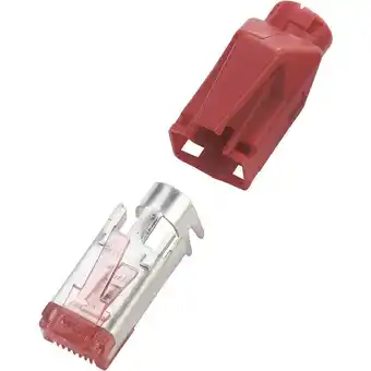 Conrad Hirose Electronic TM31 RJ45-connector TM21 CAT 6, afgeschermd HR31RT10 Rood 10 stuk(s) aanbieding