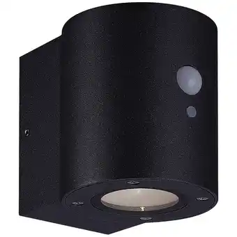 Conrad Megatron Loky MT70017 Wandspot op zonne-energie met bewegingsmelder 1 W LED Zwart aanbieding