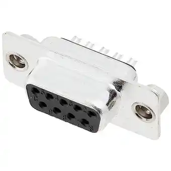 Conrad encitech DB15-SS-K 2101-0181-12 D-sub female connector 180 ° Aantal polen: 15 Soldeerkelk 1 stuk(s) Tray aanbieding