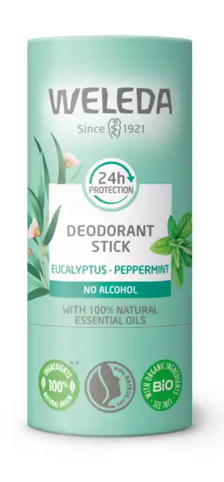 De Online Drogist Weleda Eucalyptus & Peppermint 24h Deodorant Stick 50GR aanbieding