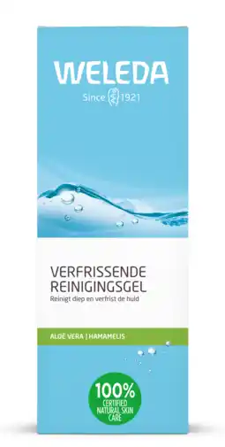 De Online Drogist Weleda Diepe Reinigingsgel Aloe Vera 150ML aanbieding