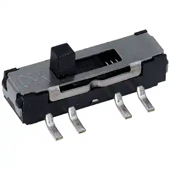 Conrad C & K Switches Schuifschakelaar 6 V 300 mA 2x aan/aan/aan 1 stuk(s) Bulk aanbieding