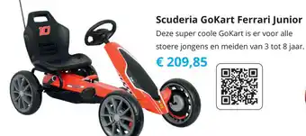 Tom Scuderia GoKart Ferrari Junior aanbieding