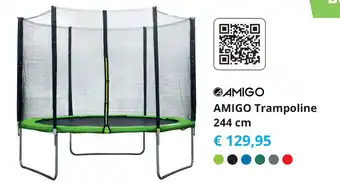 Tom AMIGO Trampoline 244cm aanbieding